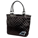 Carolina Panthers Quilted Tote, Black