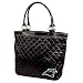 Carolina Panthers Quilted Tote, Black