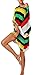 DQdq Sexy Women's Oversized Striped Beach Bikini Swimwear Cover-up