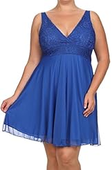 Plus Size Sexy V-neck Floral Print Sleeveless Chiffon/Georgette/Polyester Empire   Waistline Lace Knee Length  Dress