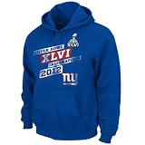 New York Giants Royal Super Bowl XLVI On Our Way IV Hooded Sweatshirt