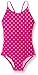 Kanu Surf Toddler Girls Chloe One Piece Swimsuit, Chloe Pink Dot,4T