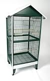 Large Aviary-style Bird Cage 43 x 32 with Pitched Roof