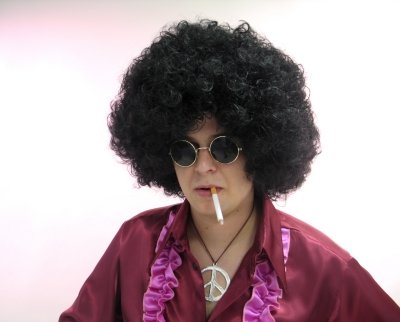 70er Jahre Afro-Perücke 