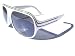 White & Green Aviators Celebrity Model Aviator Sunglasses Mens Womens Fashion UV Lens