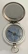 1 3/4" Chrome Plated Pocket Compass with Cover