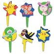 Pokemon Figure Cupcake Picks - Set of 6