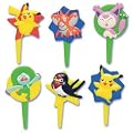 Pokemon Figure Picks - Set of 6 Cake Decorating