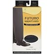 Futuro Support Your Active Life, Support Socks, Men's Dress Socks, Large, Black, Firm 20-30 mm/Hg Compression, One Pair