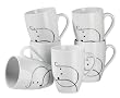Domestic 922221 6er Kaffeebecher Chanson
