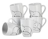 Domestic 922221 6er Kaffeebecher Chanson