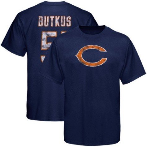 Kids Chicago Bears #51 Dick Butkus Name & Number Tshirt - L 7