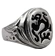 Stainless Steel Biker Ring - Anarchy - Size: 9-13