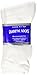 Diabetic CREW Socks MEN XL, sock size 13-15, 1 dozen Pairs, white