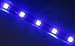 4 pack BLUE Super Bright 5050 LED Strips - 15 LEDs Per Flexible Strip - 30cm long - 12V - Adhesive Backed
