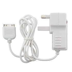 UK Travel Charger for Creative Zen Vision M / Vision W, White