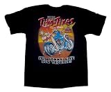 BIG JOHNSON TITS OR TIRES T-SHIRTS! - ALL NEW HQ 2 SIDED TEE! - BIG JOHNSON TITS OR TIRES SHIRTS - BIKER SHIRT - MOTORCYCLE T-SHIRTS - (mens sizes)