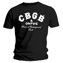 CBGBs Logo Black Mens t-shirt Black