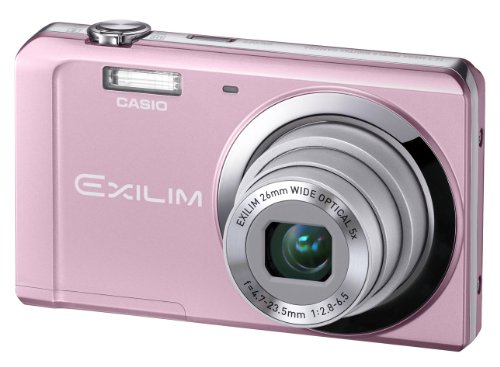 Casio Exilim EX-ZS5 Digitalkamera (14 Megapixel, 5-fach opt. Zoom, 7,6 cm (3 Zoll) Display) rosa