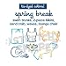 Stretchy Shapes Silly Bands, Animal Bands 24 Band Pack, Springbreak , Swim Trunks, 2-piece Bikini, Sand Crab, Waves, Lounge Chair, Tie-eyed Colors