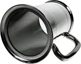 One Pint Lined Pewter Tankard with Glass Base