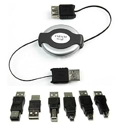 USB Firewire 1394 Cable Travel Kit 6 Adapter Converter