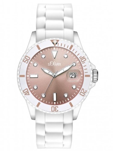 s.Oliver Unisex-Armbanduhr Analog Silikon SO-2453-PQ Preisvergleich