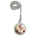 GRAPHICS & MORE Christmas Holiday Santa and His Buddy Teddy Ceiling Fan and Light Pull Chain