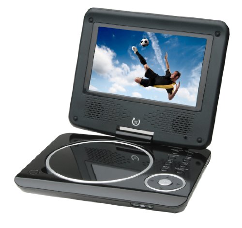 DENVER MT-779DVBT tragbarer DVD-Player mit 17,8cm, 270° drehbarem LCD-Display USB&SD/MMC Card Slot & DVB-T Tuner