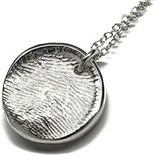 Sterling Silver Fingerprint Pendant