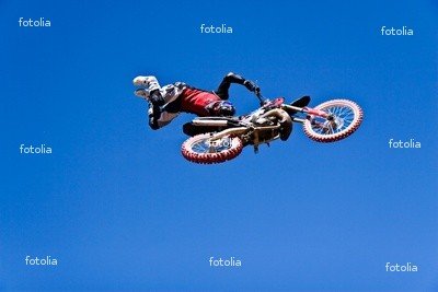 'Extreme Jump In Motocross' Wall Decal - 18