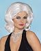 Perfect Wife Wig (Platinum Blonde) Adult Halloween Costume Accessory (DW2471908)(DF36A)