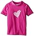 Kanu Surf Girls' Alexa UPF 50+ Sun Protective Rashguard Swim Shirt, Bali Neon Pink, Medium (10)