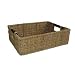 BRAND NEW SEAGRASS STORAGE BASKET WITH WOOD HANDLES LARGE
