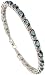 10k White Gold 7 1/4" Ladies' Eternity Bracelet, w/ Brilliant Cut Diamonds & 6x4mm Oval Cut Mystic Neptune Topaz Stones, 3/16" (4mm) wide