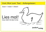LIES MAL!, VOM WORT ZUM TEXT - ANFANGSLESEN - 