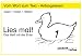 Lies mal! Heft 1: Vom Wort zum Text - Anfangslesen