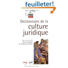 Dictionnaire de la culture juridique