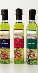 Truffle and Porcini Trio, Infused Olive Oils