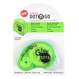 3/8 Removable Dot 'N Go Disposable Dispenser: 200 Clear Dots
