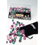 Stack Pyramid Pack (56 - 5/8 inch purple,black,pink,green dice)