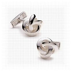 Sterling Silver Knot Cufflinks