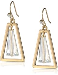 Kenneth Cole New York "Jet" Geometric Orbital and Faceted Bead Drop Earrings