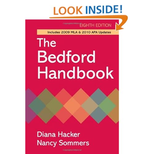The Bedford Handbook with 2009 MLA and 2010 APA Updates