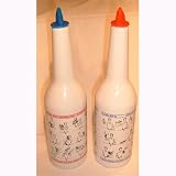 Illustrated Flair Bottles (pair) 750 mL