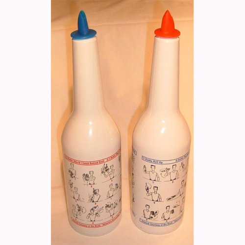 Illustrated Flair Bottles (pair) 750 mL