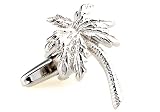 Silver Palm Tree Cufflinks Cuff Links