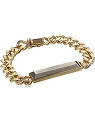 Kelly Wearstler Normandie 18k Gold Plated Faceted Pyrite Bracelet, 7"