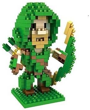 Yongxin Market Learning and Playing Super DIY Building Blocks: Green Arrow PVC Building Blocks Mini Toy