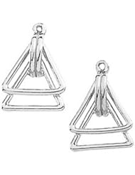 Pair of 14K White Gold Earring Jacket -- LIFETIME WARRANTY